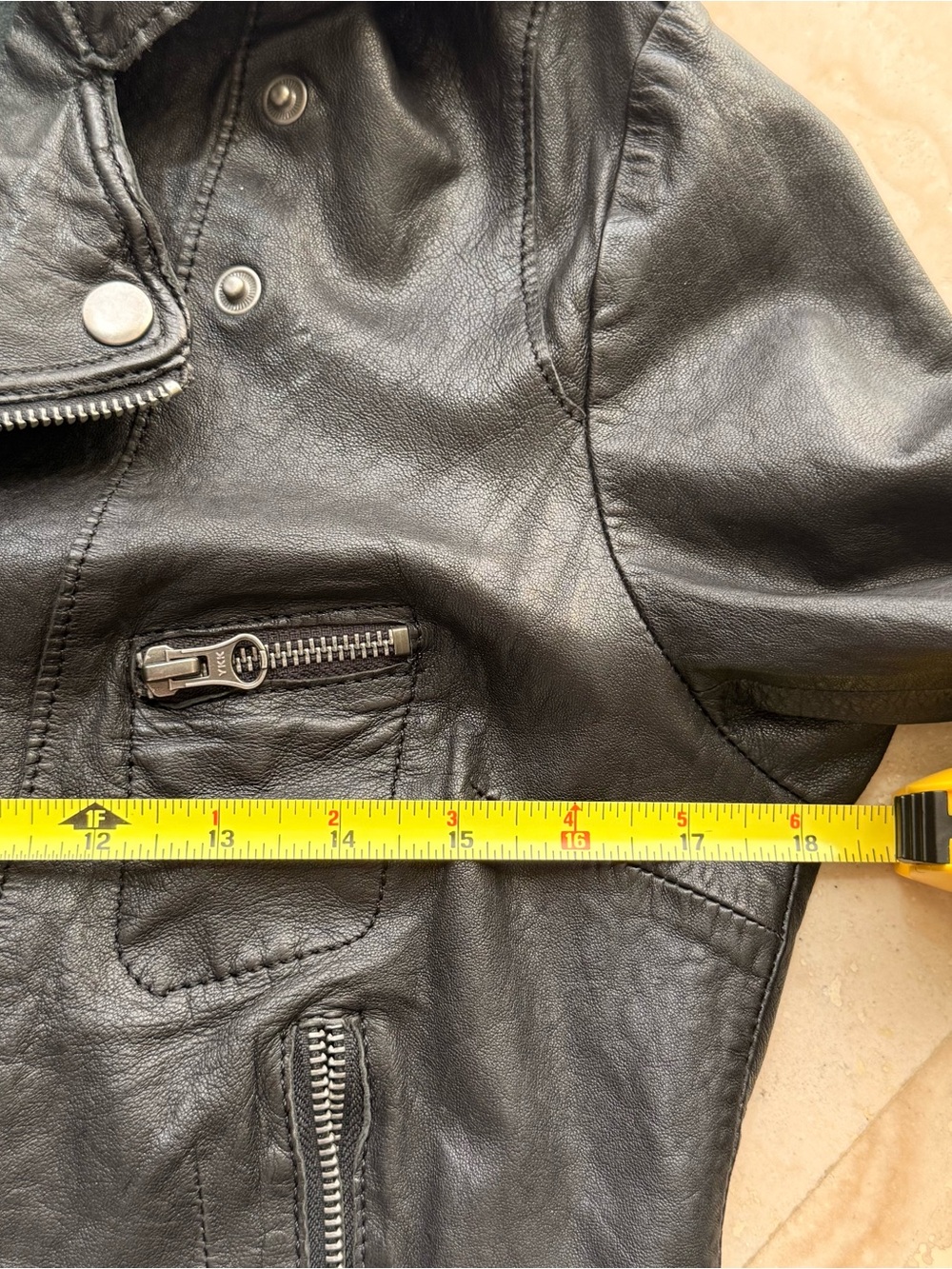 Jackett brand moto leather jacket XS - Picture 8 of 13